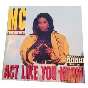 MC Lyte CD Album  Act Like You Know" 1990s 37468cd